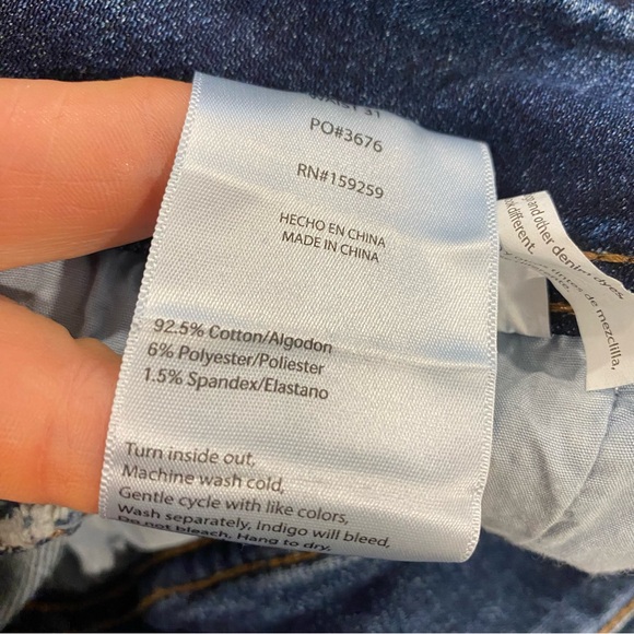 MiH‎ Women's Navy Jeans, Blue Flared Jeans size 27 - Picture 8 of 12